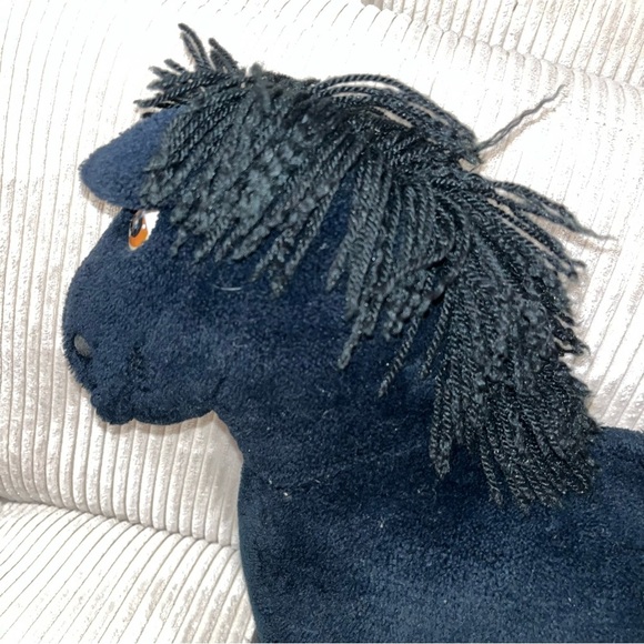 Vintage cabbage patch kids black plush horse - Picture 3 of 6